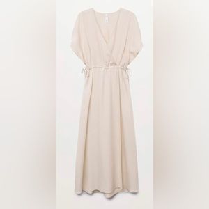 Mango Bow Wrap Dress